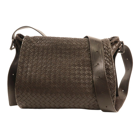 棕色 牛皮編織 肩背包【BOTTEGA VENETA BV 寶緹嘉】