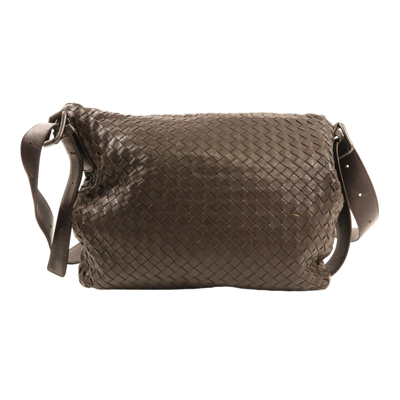 棕色 牛皮編織 肩背包【BOTTEGA VENETA BV 寶緹嘉】-1