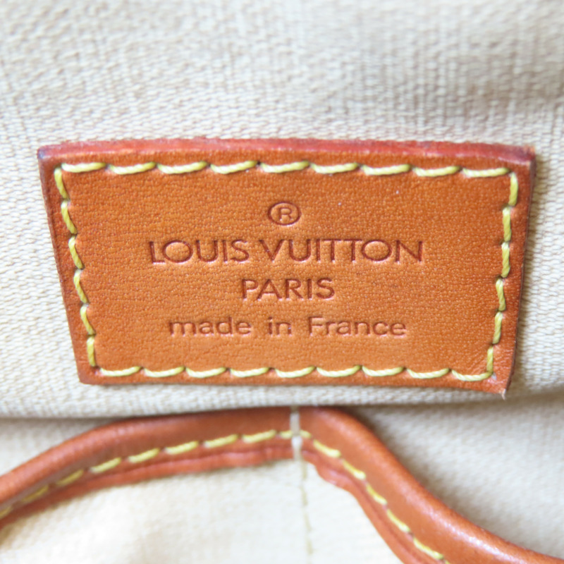 棕色 原花帆布 Trouville 手提包【LOUIS VUITTON LV 路易威登】 M42228-6