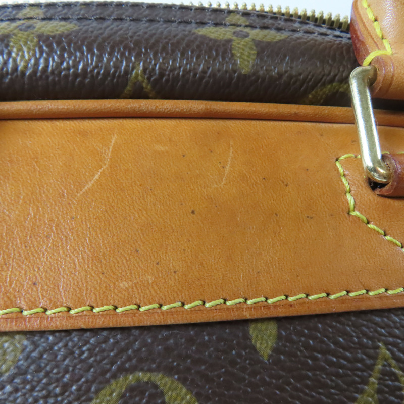 棕色 原花帆布 Trouville 手提包【LOUIS VUITTON LV 路易威登】 M42228-11