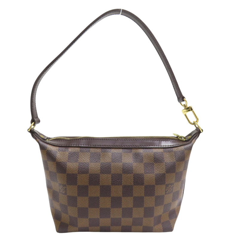 棕色 棋盤格帆布 Illovo PM 肩背包【LOUIS VUITTON LV 路易威登】 N51996-1