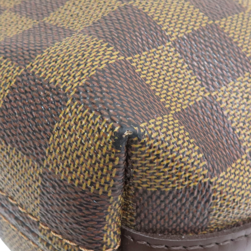 棕色 棋盤格帆布 Illovo PM 肩背包【LOUIS VUITTON LV 路易威登】 N51996-11