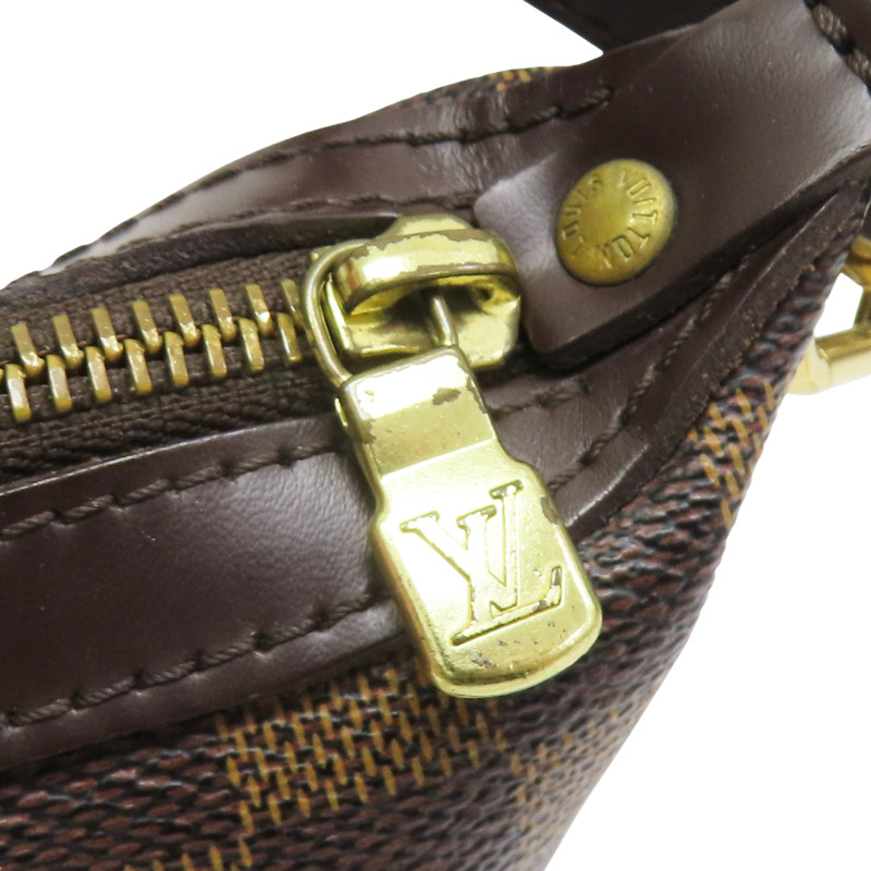 棕色 棋盤格帆布 Illovo PM 肩背包【LOUIS VUITTON LV 路易威登】 N51996-12