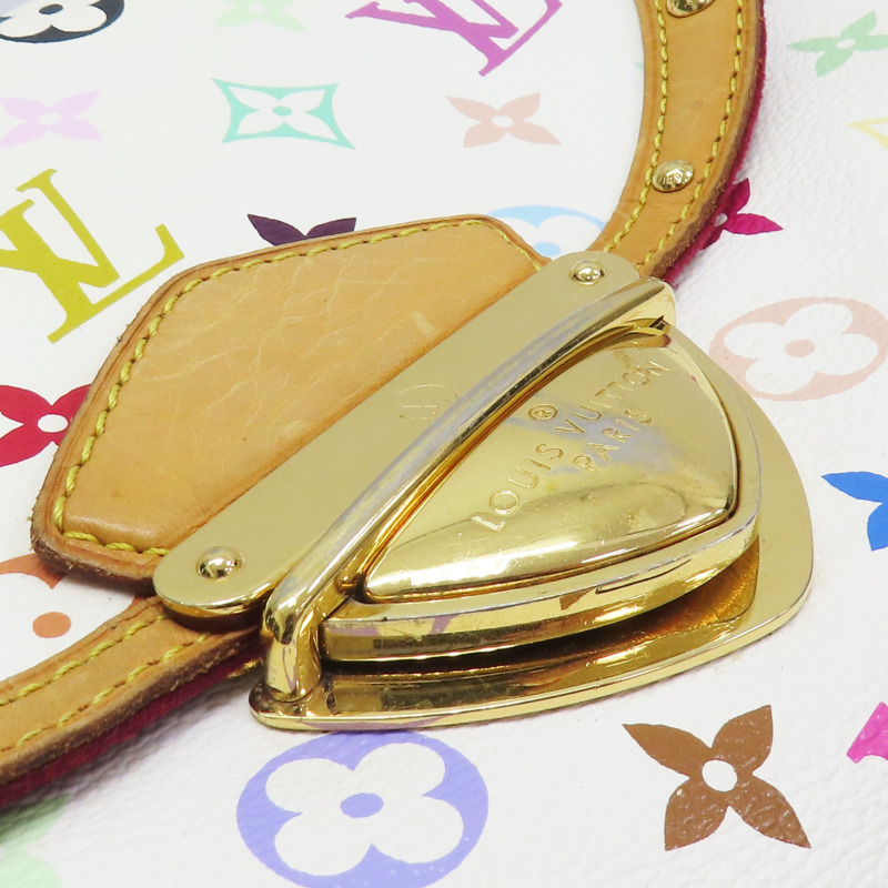 白彩 PVC帆布 Beverly MM 肩背包【LOUIS VUITTON LV 路易威登】 M40203-11