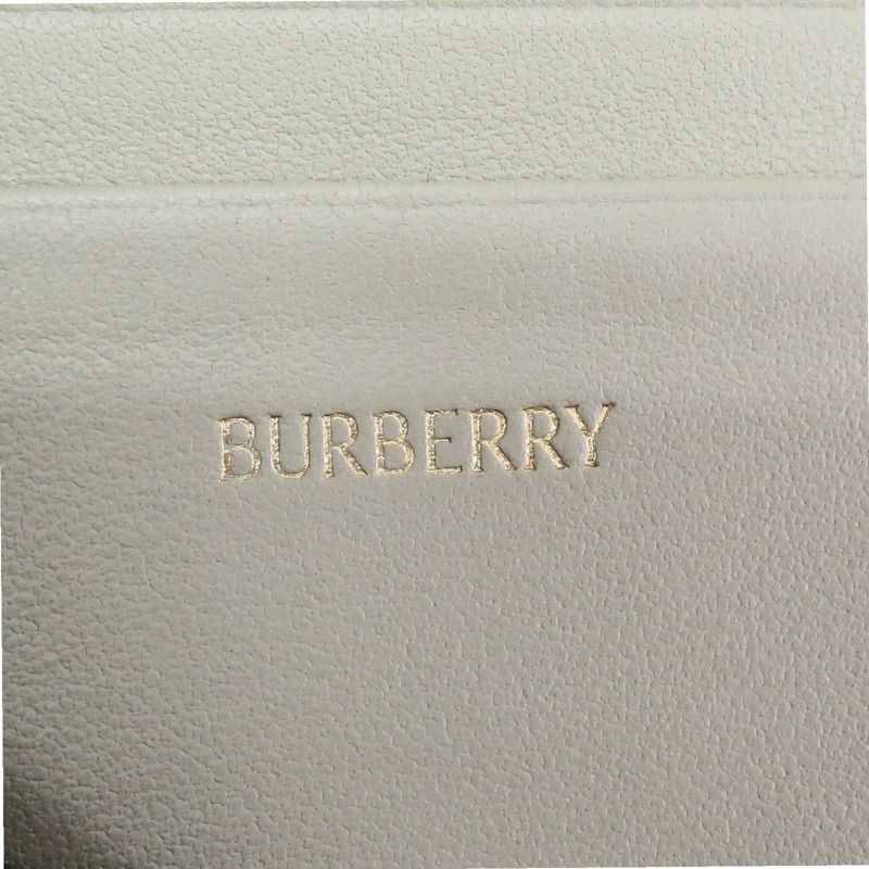 灰/藍色 格紋帆布 金扣 三折短夾 8086005【BURBERRY 巴寶莉】 8086005-9