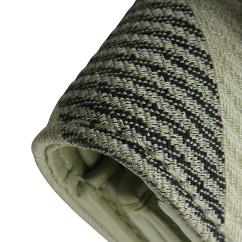 灰/藍色 格紋帆布 金扣 三折短夾 8086005【BURBERRY 巴寶莉】 8086005-11