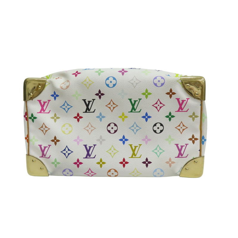 白彩 帆布 Speedy30 手提包【LOUIS VUITTON LV 路易威登】 M92643-3