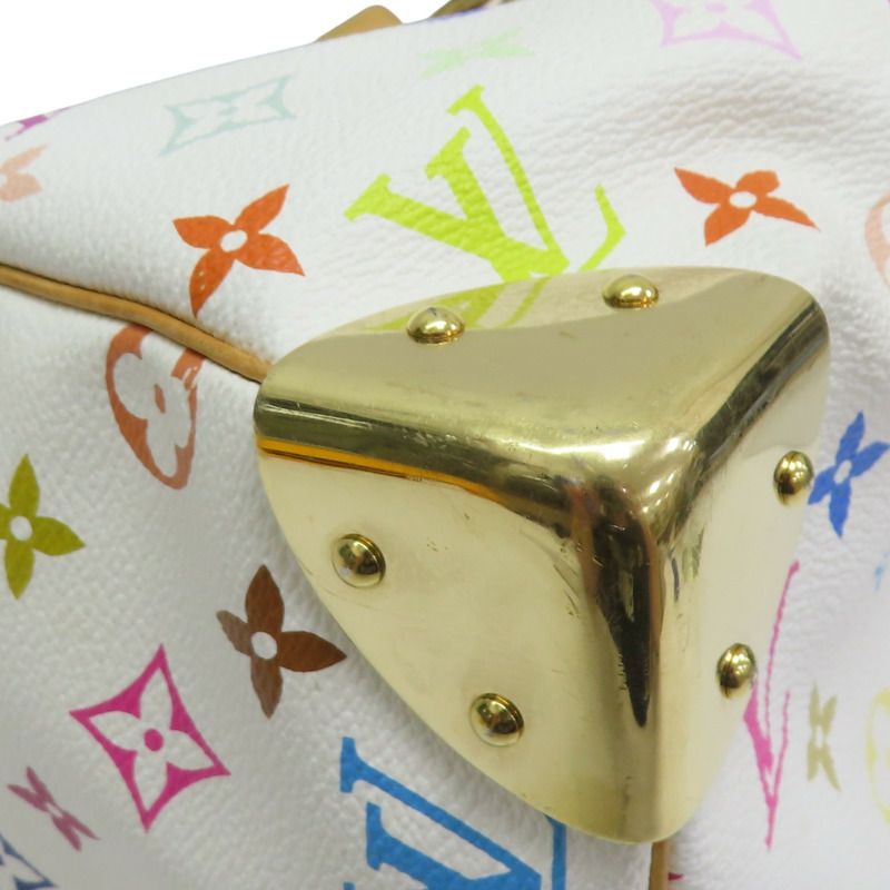 白彩 帆布 Speedy30 手提包【LOUIS VUITTON LV 路易威登】 M92643-8