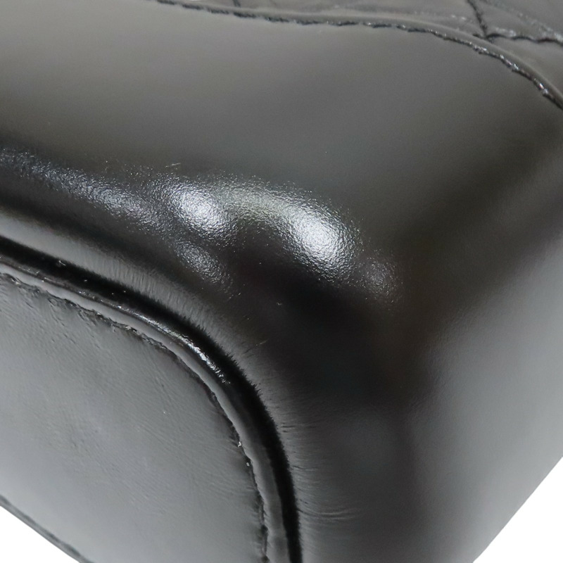 黑色 牛皮 Gabrielle 流浪包 鏈帶 肩背包【CHANEL 香奈兒】 A91810-9