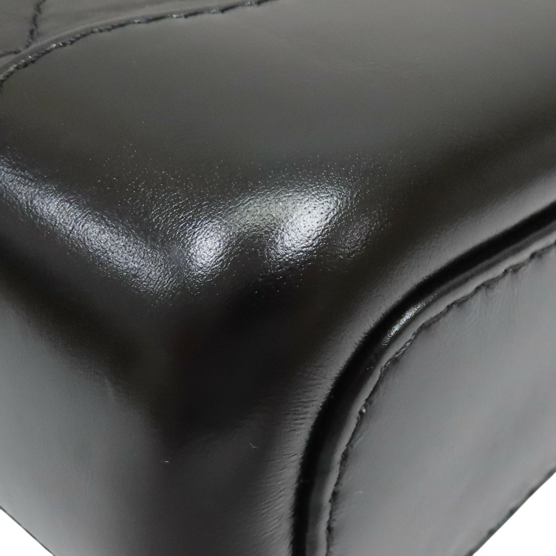 黑色 牛皮 Gabrielle 流浪包 鏈帶 肩背包【CHANEL 香奈兒】 A91810-10