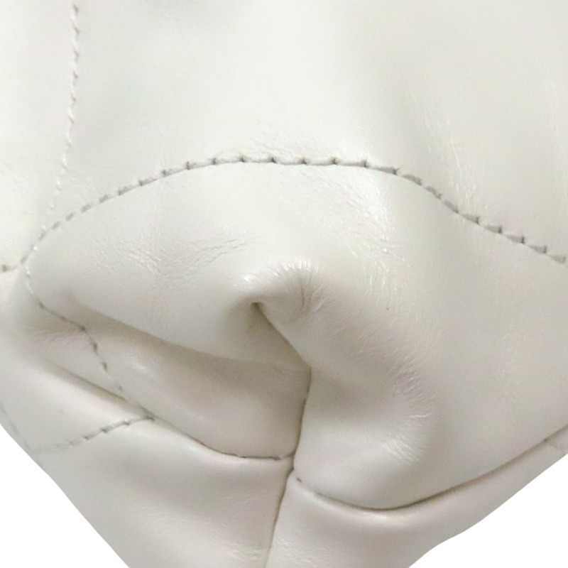 白色 菱格紋 牛皮 22 MINI 肩背包 AS3980【CHANEL 香奈兒】 AS3980-13