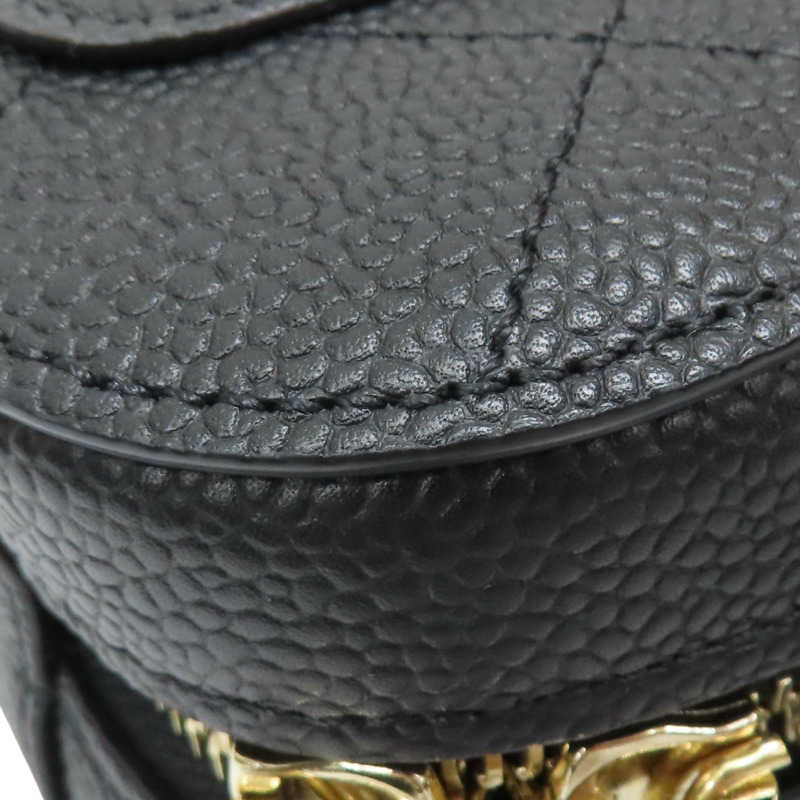 黑色 荔枝紋 牛皮  腰包【CHANEL 香奈兒】-14