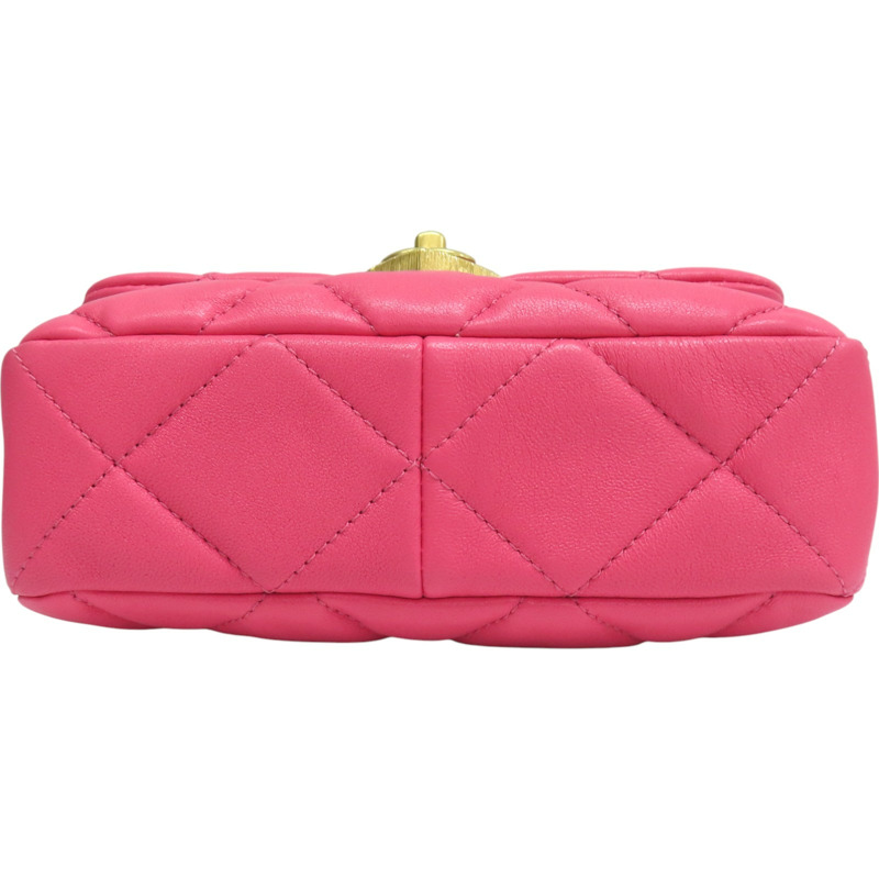 粉色羊皮 心型 肩背包【CHANEL 香奈兒】-3