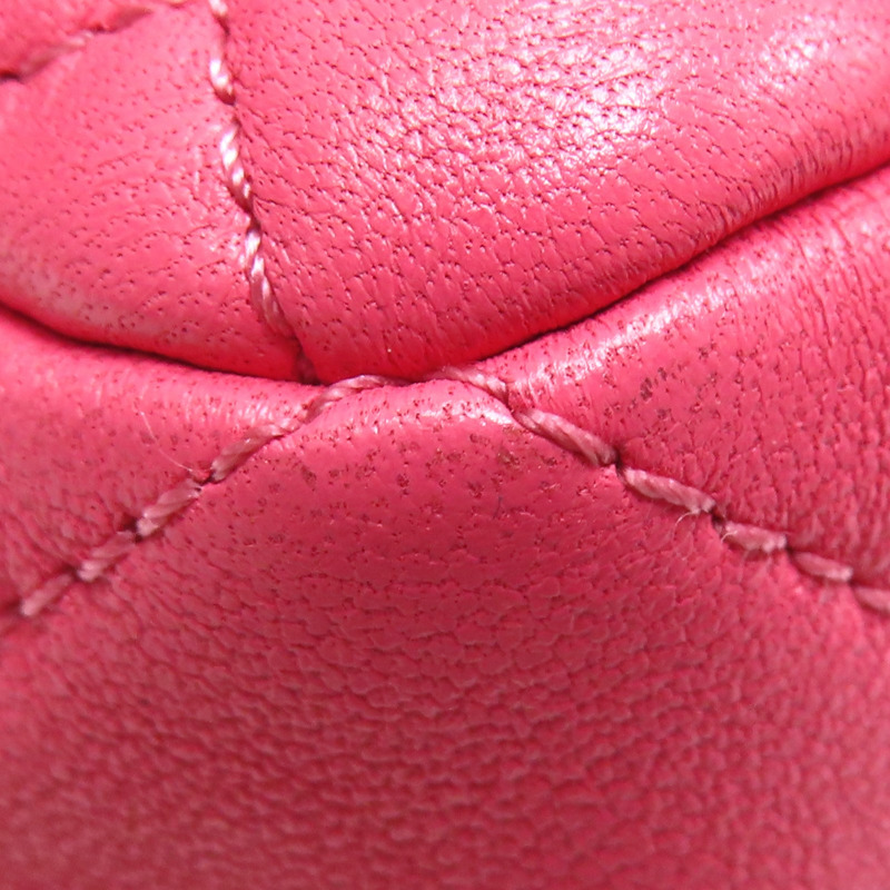 粉色羊皮 心型 肩背包【CHANEL 香奈兒】-10