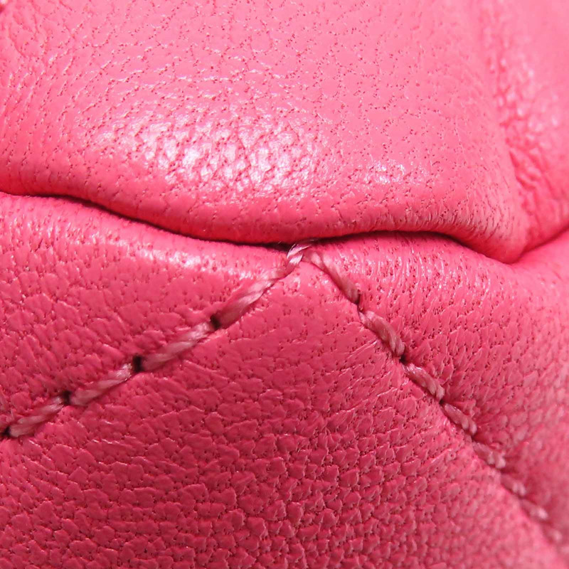 粉色羊皮 心型 肩背包【CHANEL 香奈兒】-11