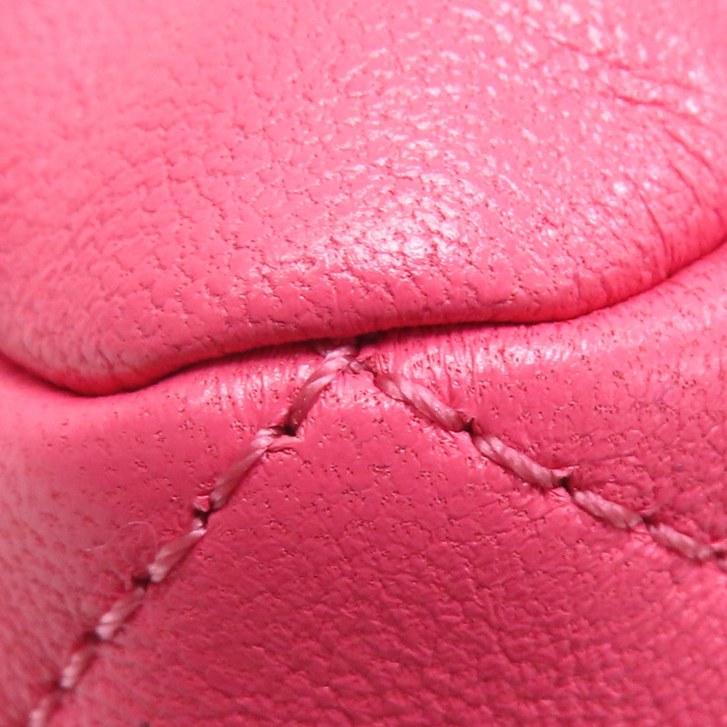 粉色羊皮 心型 肩背包【CHANEL 香奈兒】-12