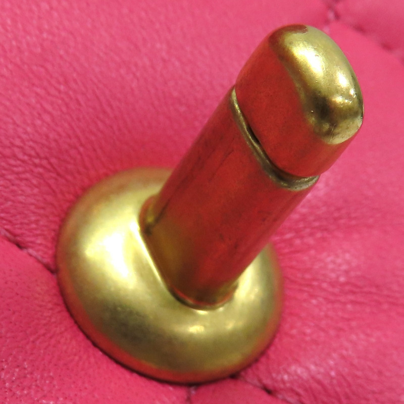 粉色羊皮 心型 肩背包【CHANEL 香奈兒】-15