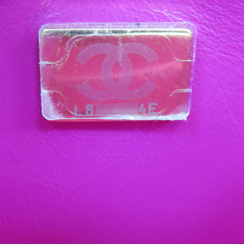 粉色 毛呢 牛皮 肩背包 金扣【CHANEL 香奈兒】-7