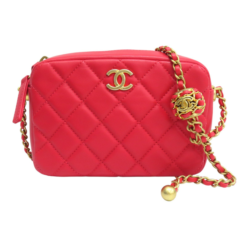 紅色牛皮 肩背包【CHANEL 香奈兒】-0