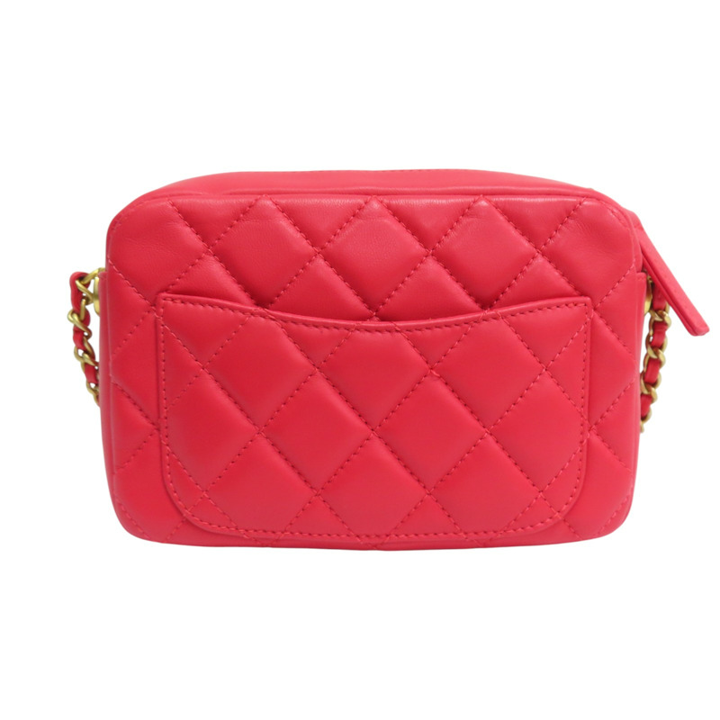 紅色牛皮 肩背包【CHANEL 香奈兒】-1