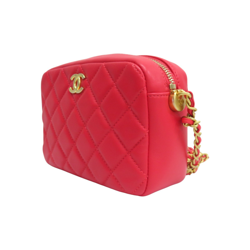 紅色牛皮 肩背包【CHANEL 香奈兒】-2