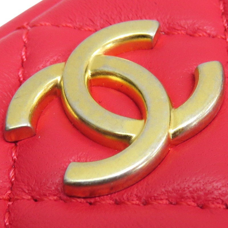 紅色牛皮 肩背包【CHANEL 香奈兒】-14