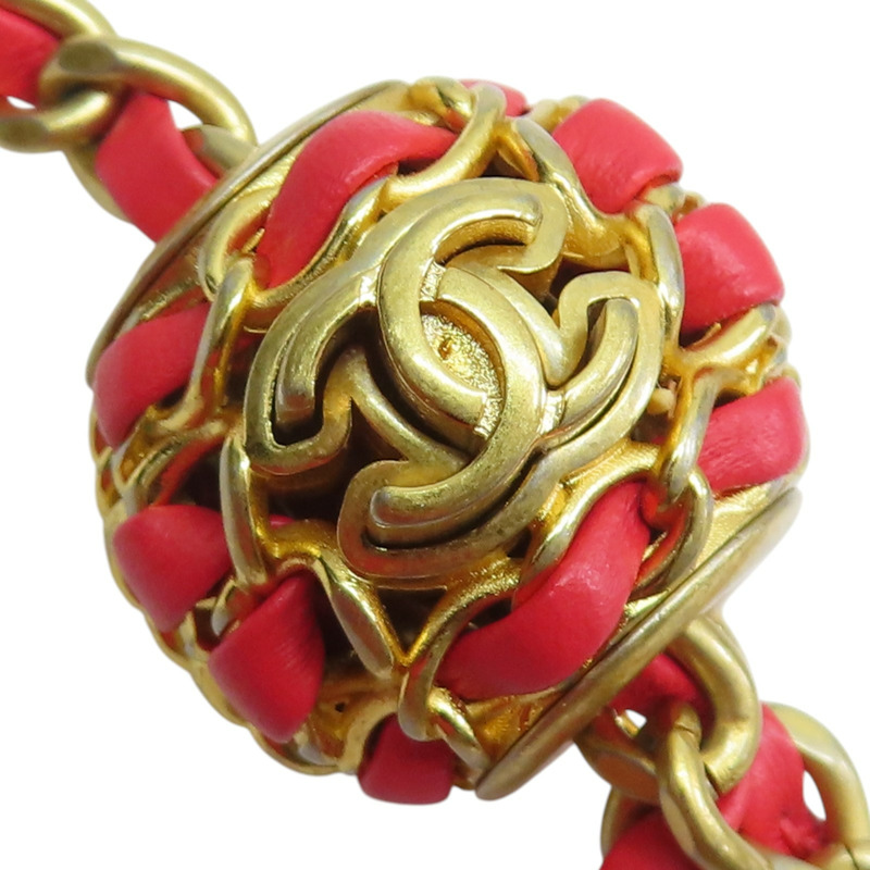 紅色牛皮 肩背包【CHANEL 香奈兒】-17