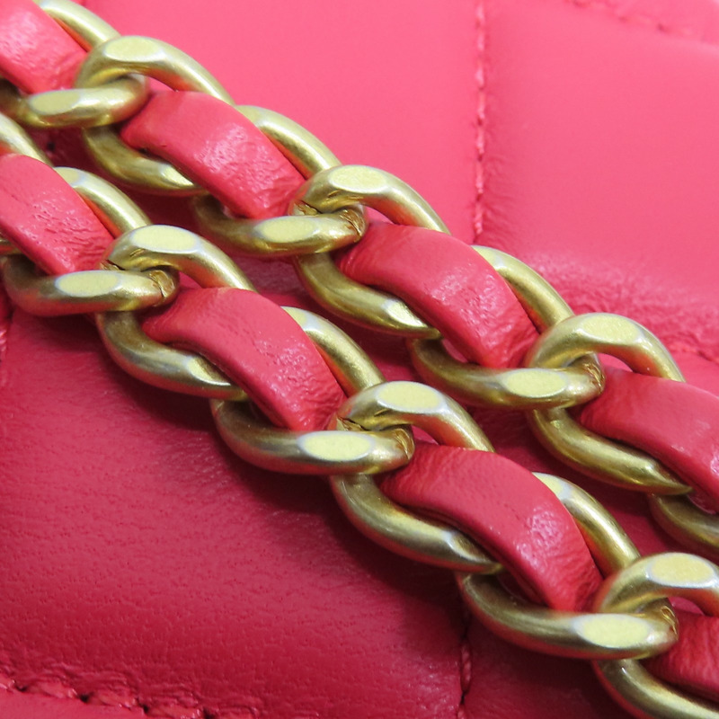 紅色牛皮 肩背包【CHANEL 香奈兒】-18