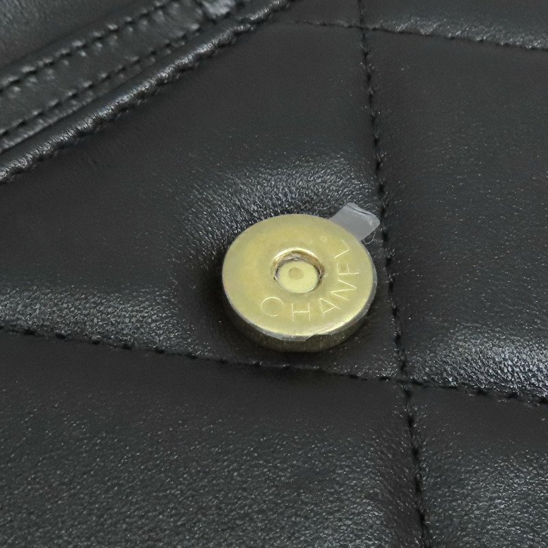 黑色 菱格紋牛皮 Mini 肩背包 【CHANEL 香奈兒】-14