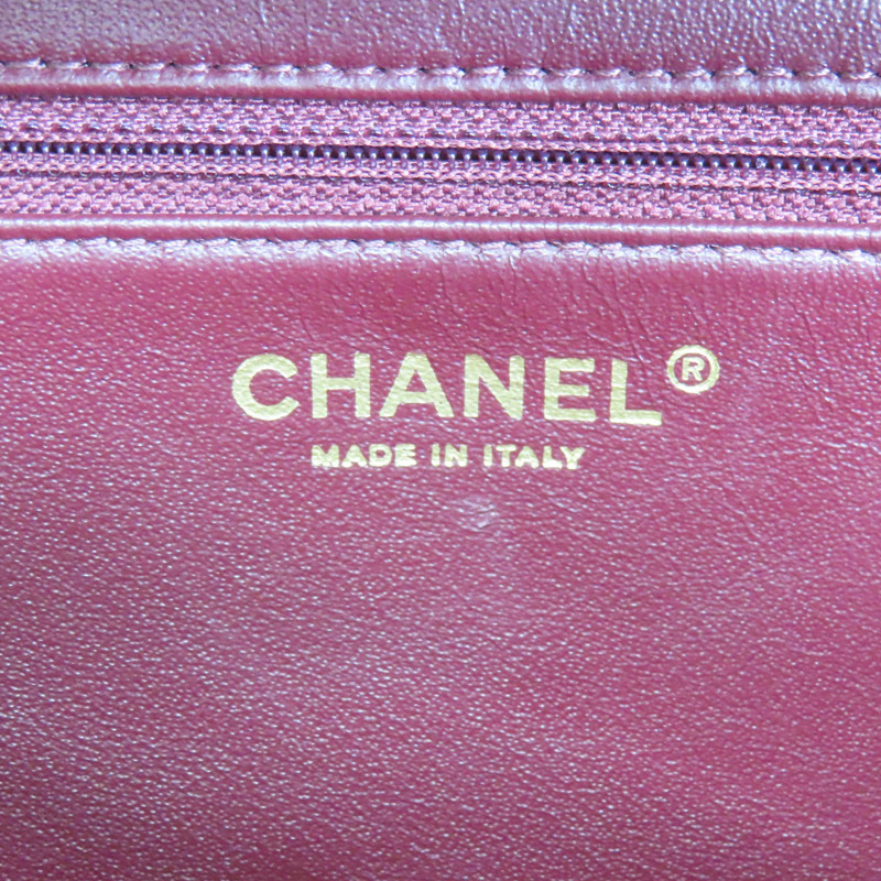 桃紅色 羊皮 Trendy CC 兩用包 金釦【CHANEL 香奈兒】 A92238-6