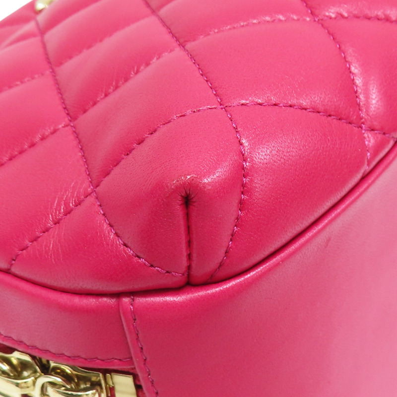 桃紅色 羊皮 Trendy CC 兩用包 金釦【CHANEL 香奈兒】 A92238-10