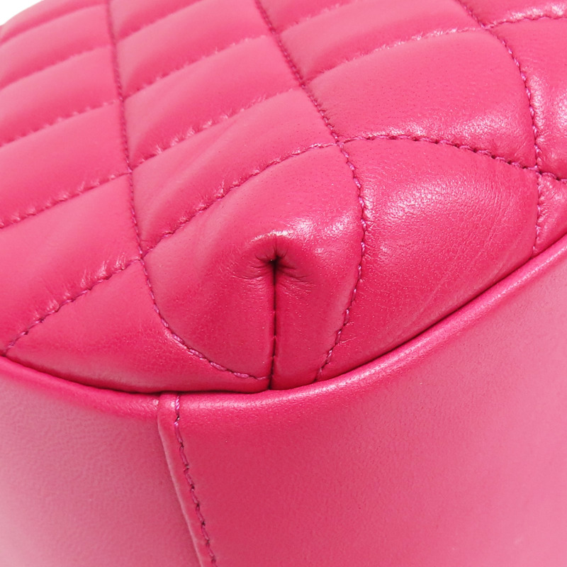 桃紅色 羊皮 Trendy CC 兩用包 金釦【CHANEL 香奈兒】 A92238-12