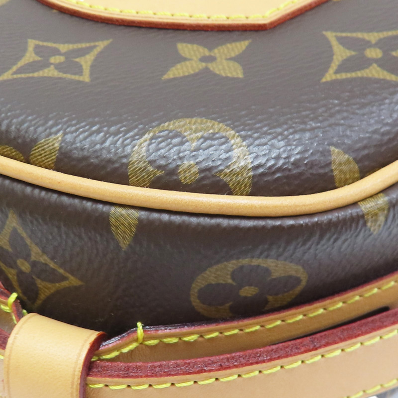 棕色 原花 帆布 BOITE CHAPEAU SOUPLE 肩背包【LOUIS VUITTON LV 路易威登】 M52294-11