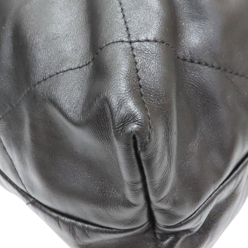 黑色 牛皮 22 肩背包 銀釦【CHANEL 香奈兒】 AS3261-11