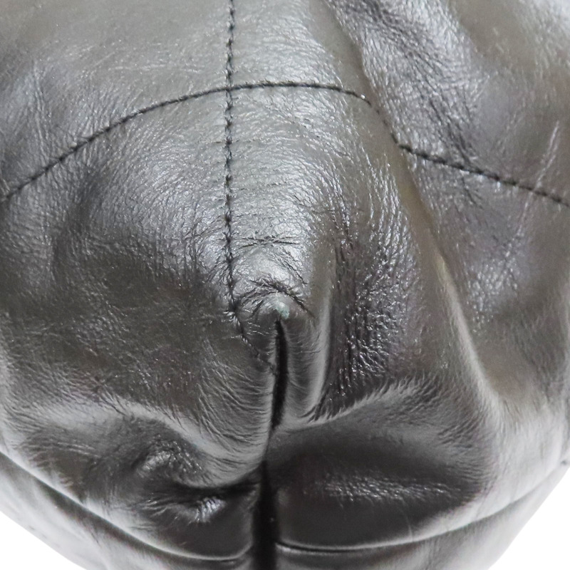 黑色 牛皮 22 肩背包 銀釦【CHANEL 香奈兒】 AS3261-14