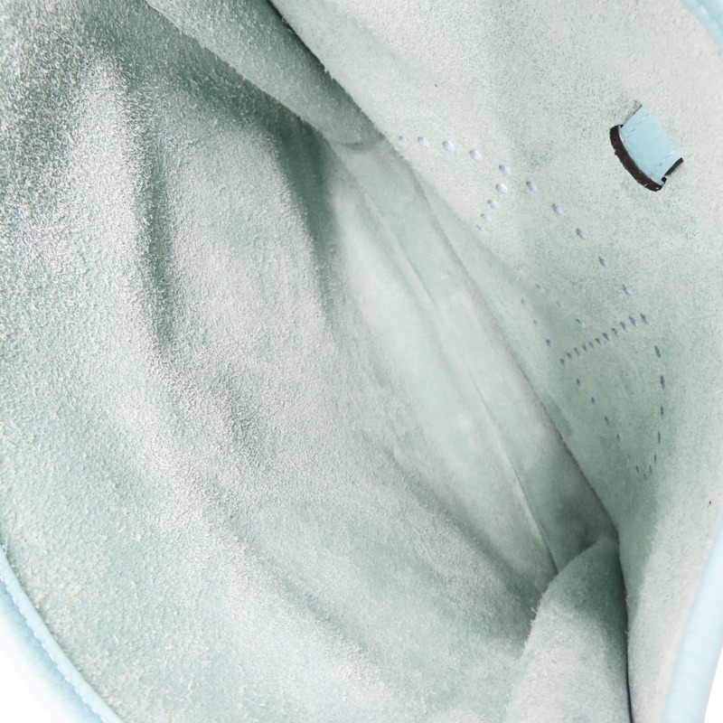 環礁藍 TC牛皮 Evelyne 29 肩背包 T刻 銀扣【HERMES 愛馬仕】 T刻印 BlueAtoile/PH-4