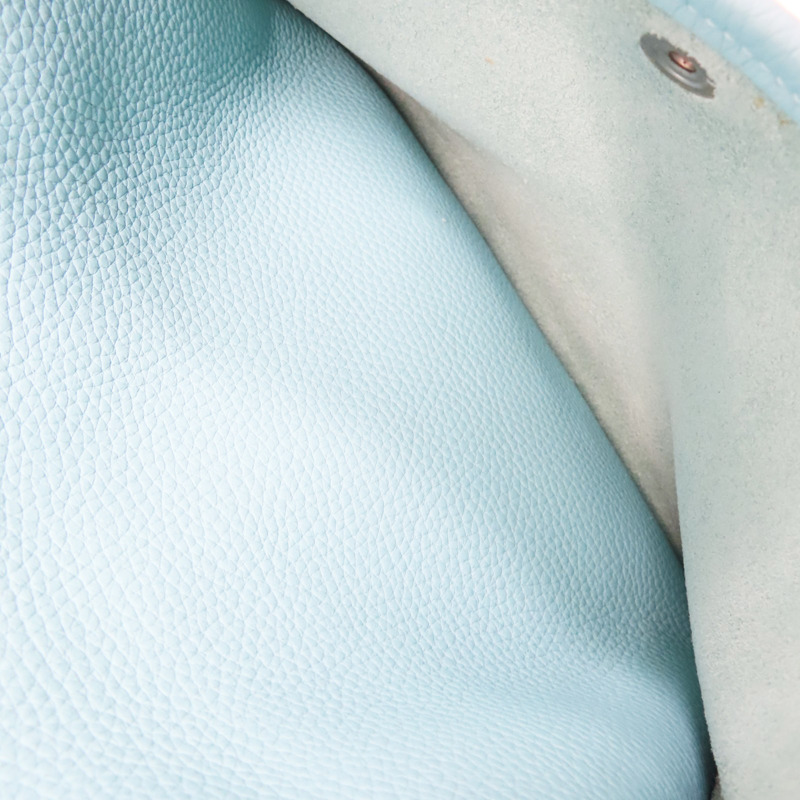 環礁藍 TC牛皮 Evelyne 29 肩背包 T刻 銀扣【HERMES 愛馬仕】 T刻印 BlueAtoile/PH-5