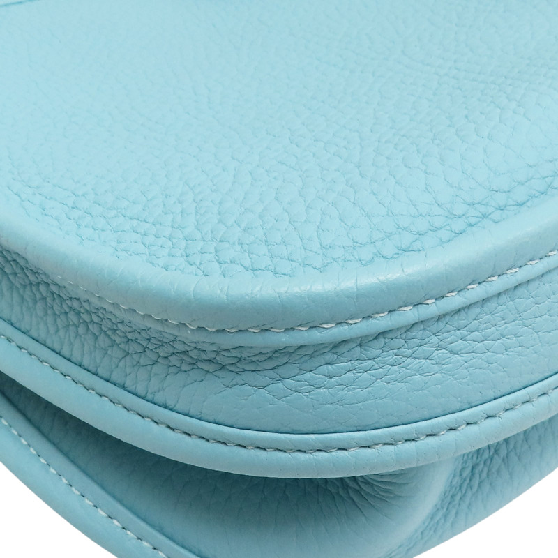 環礁藍 TC牛皮 Evelyne 29 肩背包 T刻 銀扣【HERMES 愛馬仕】 T刻印 BlueAtoile/PH-11