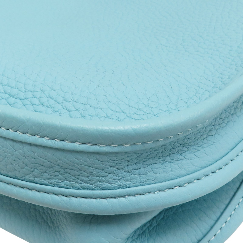 環礁藍 TC牛皮 Evelyne 29 肩背包 T刻 銀扣【HERMES 愛馬仕】 T刻印 BlueAtoile/PH-12