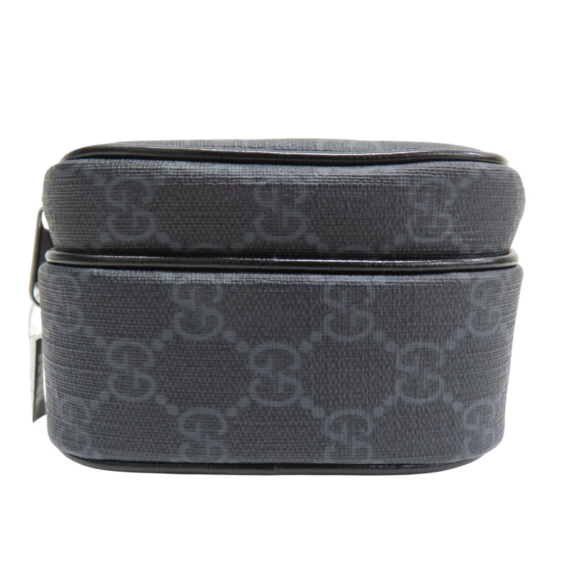 黑色 PVC帆布 肩背包【GUCCI 古馳】 672952/0416-3