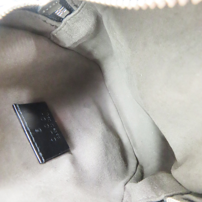 黑色 PVC帆布 肩背包【GUCCI 古馳】 672952/0416-4