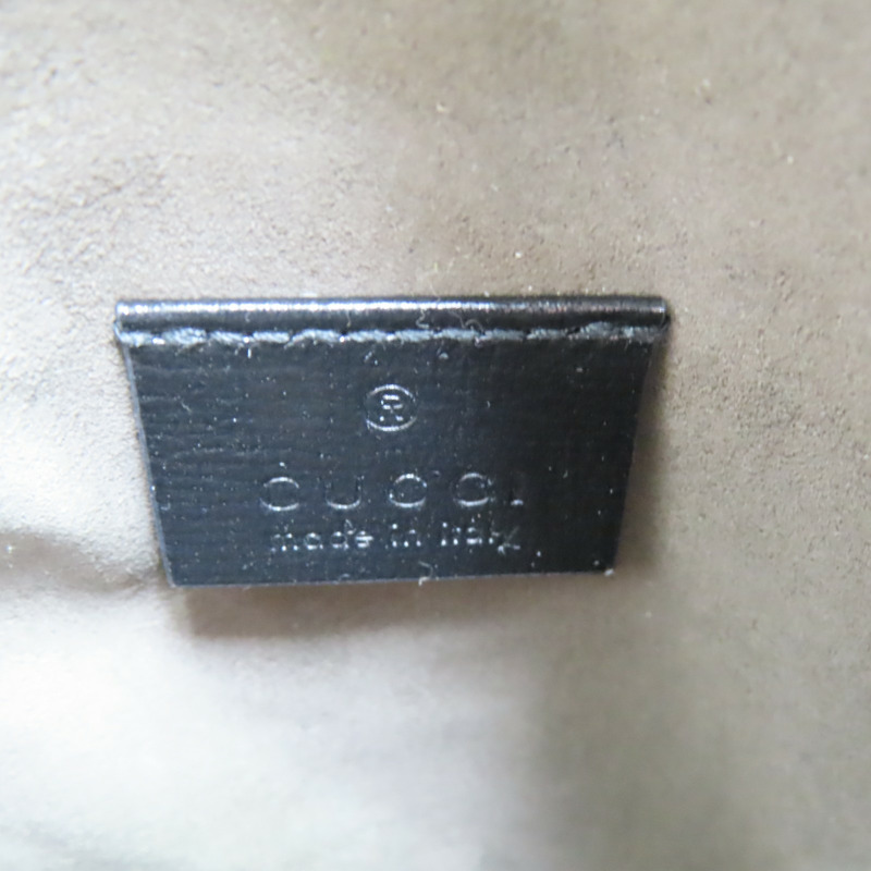 黑色 PVC帆布 肩背包【GUCCI 古馳】 672952/0416-6