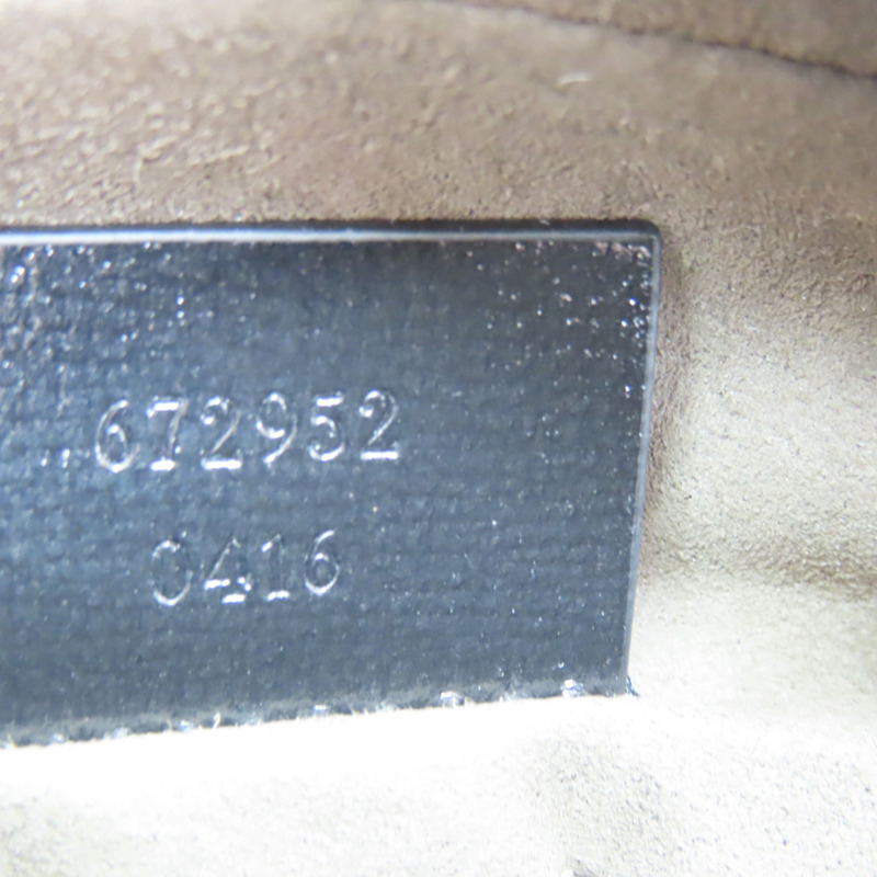 黑色 PVC帆布 肩背包【GUCCI 古馳】 672952/0416-7