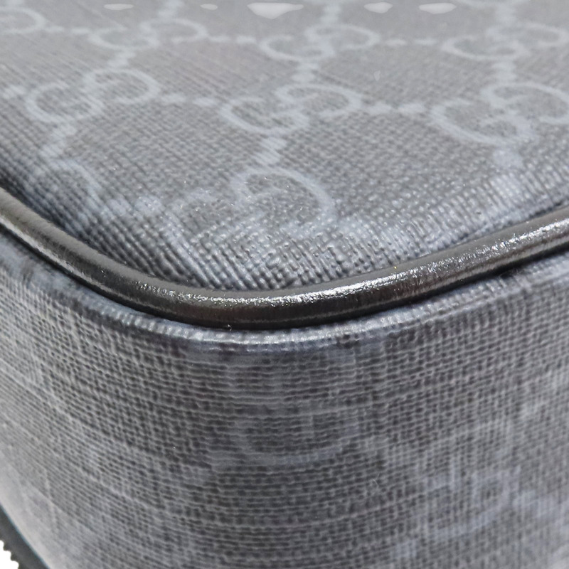 黑色 PVC帆布 肩背包【GUCCI 古馳】 672952/0416-11