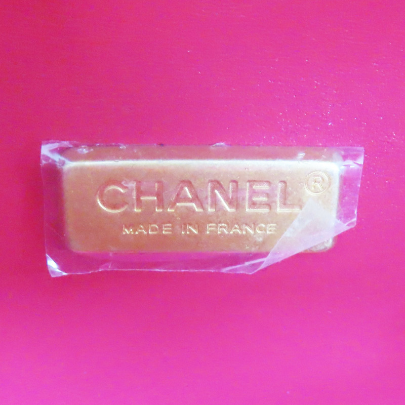 黑色 羊皮 Vanity 肩背包 金釦【CHANEL 香奈兒】 BK-6