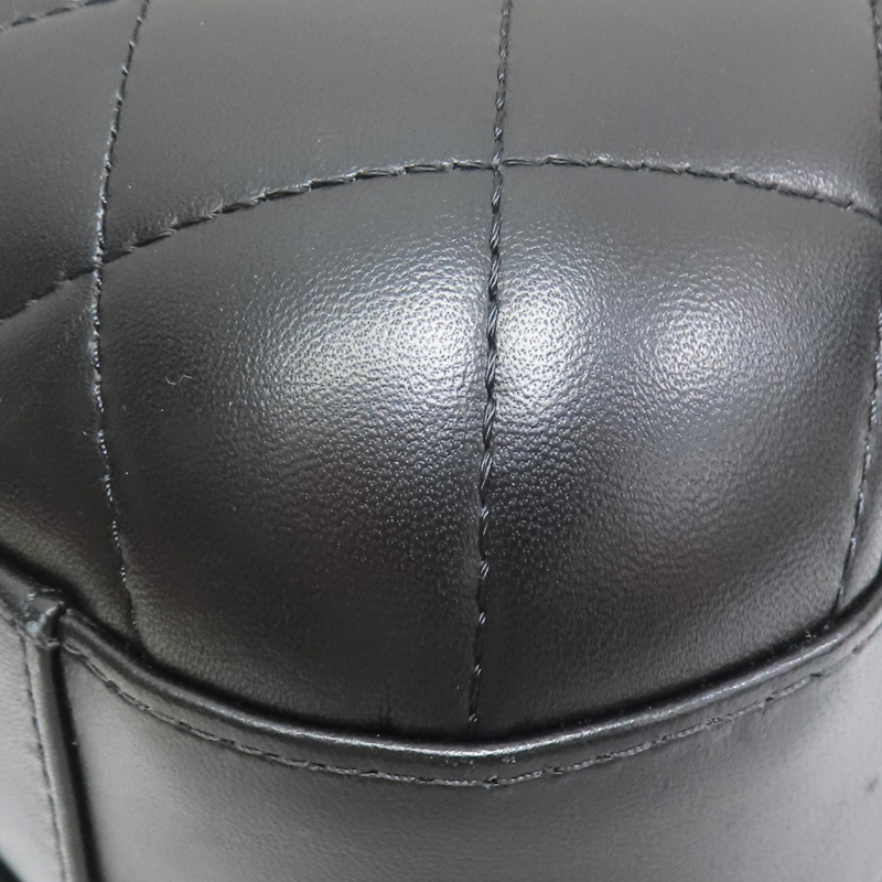 黑色 羊皮 Vanity 肩背包 金釦【CHANEL 香奈兒】 BK-12