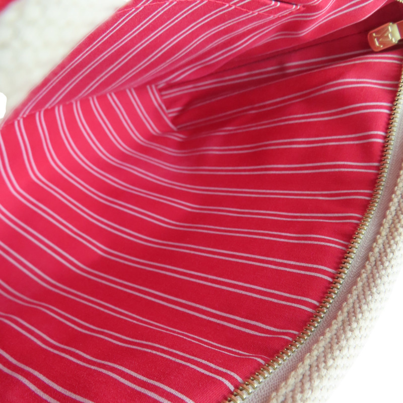 米白/紅色 帆布 Antigua Cabas PM 手提包 M40038【LOUIS VUITTON LV 路易威登】 M40038-4