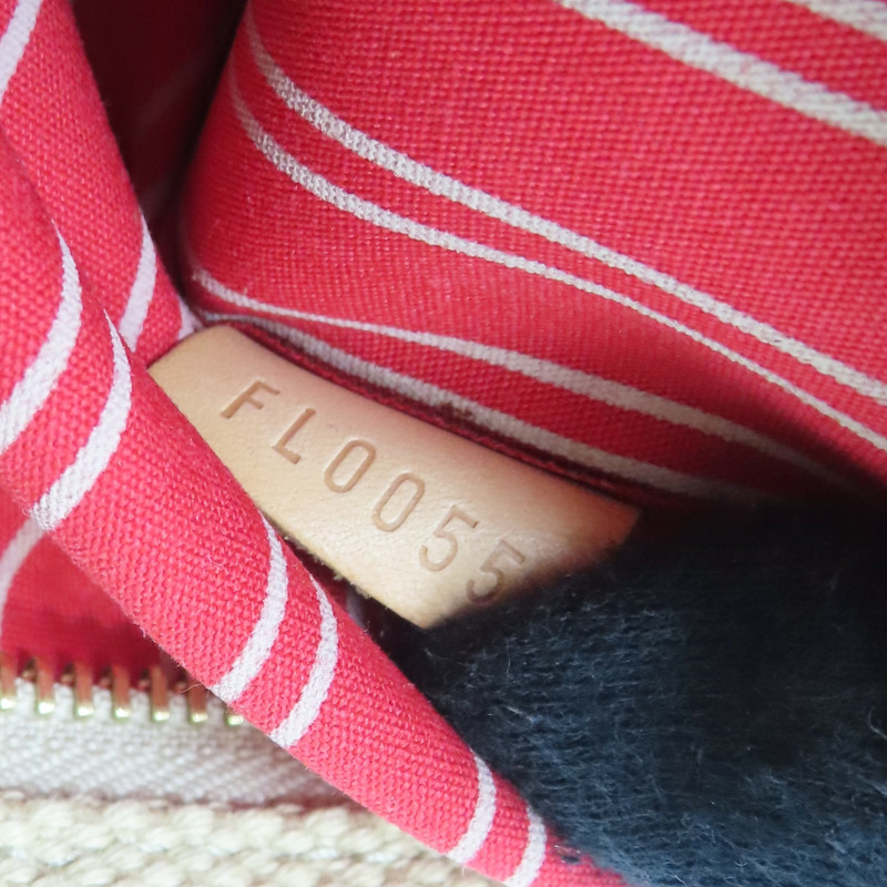 米白/紅色 帆布 Antigua Cabas PM 手提包 M40038【LOUIS VUITTON LV 路易威登】 M40038-9