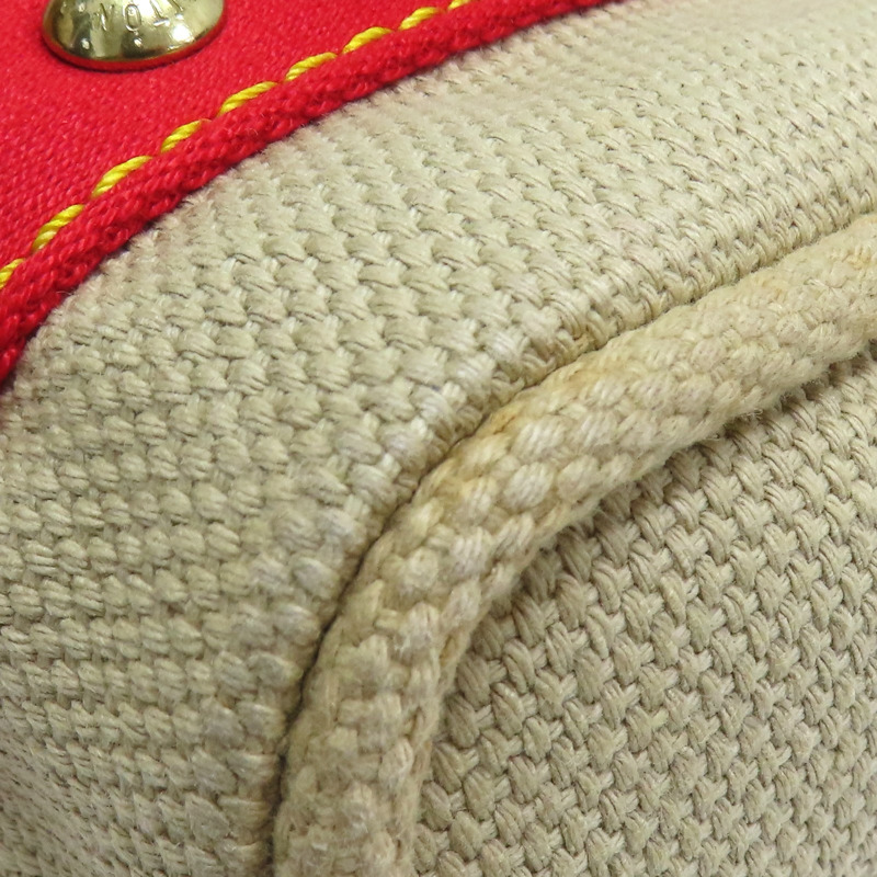 米白/紅色 帆布 Antigua Cabas PM 手提包 M40038【LOUIS VUITTON LV 路易威登】 M40038-13