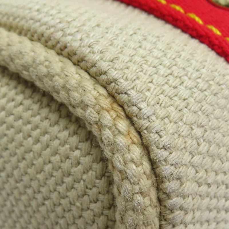 米白/紅色 帆布 Antigua Cabas PM 手提包 M40038【LOUIS VUITTON LV 路易威登】 M40038-14